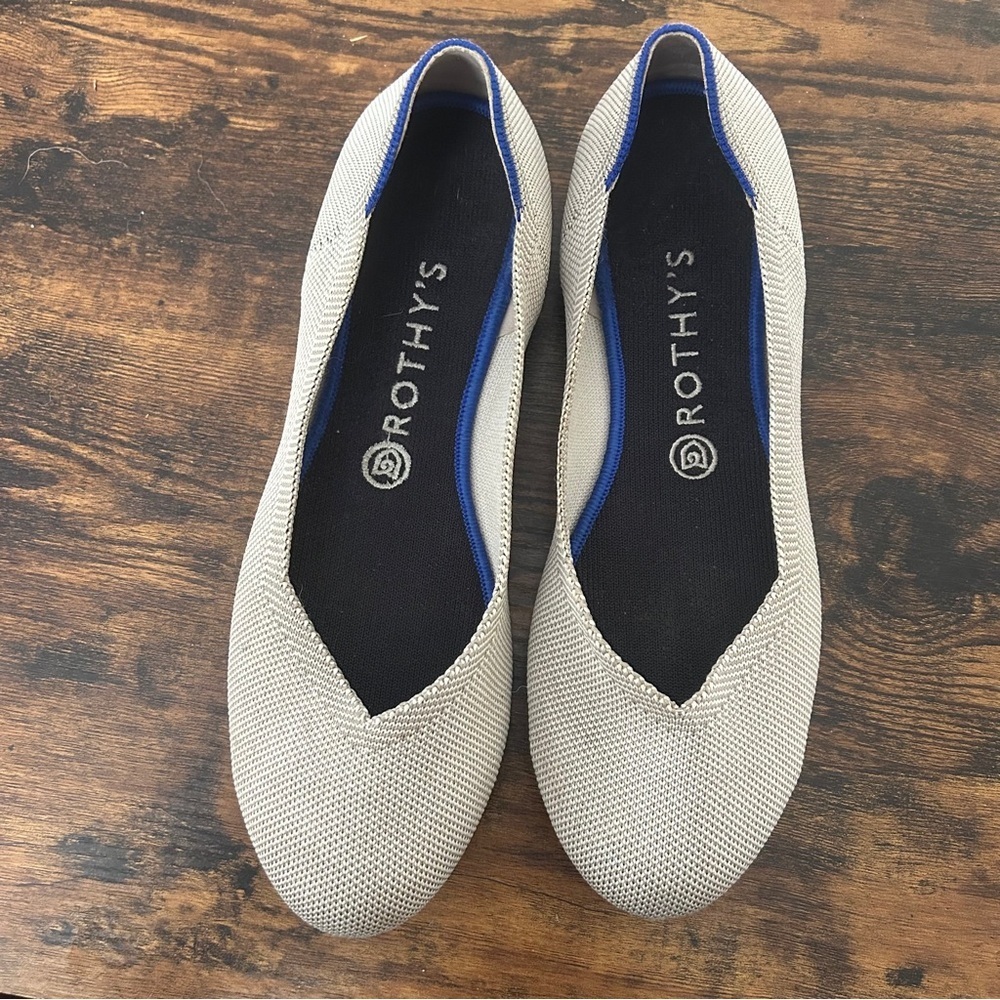 Rothy's Women's Cream Flats